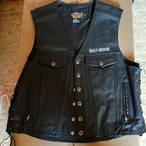 Leather vest